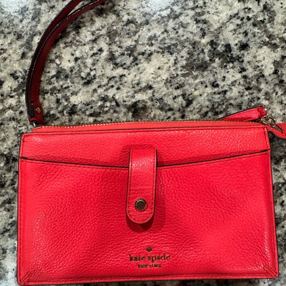 Kate Spade Vibrant Red Wristlet
